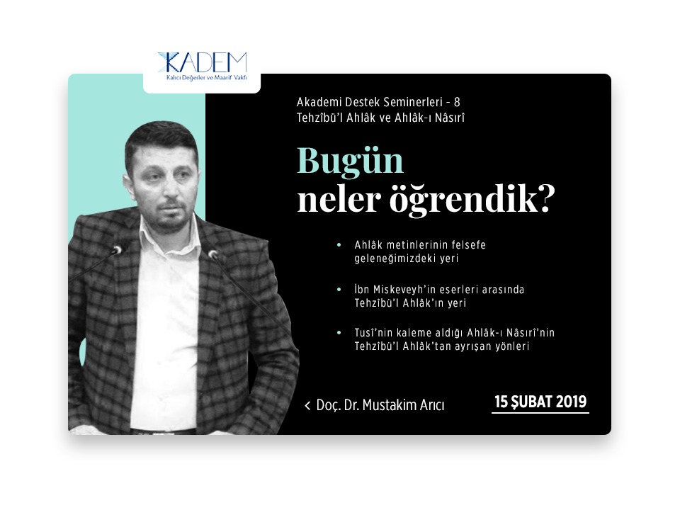Destek Seminerleri- 8 Tehzibü'l