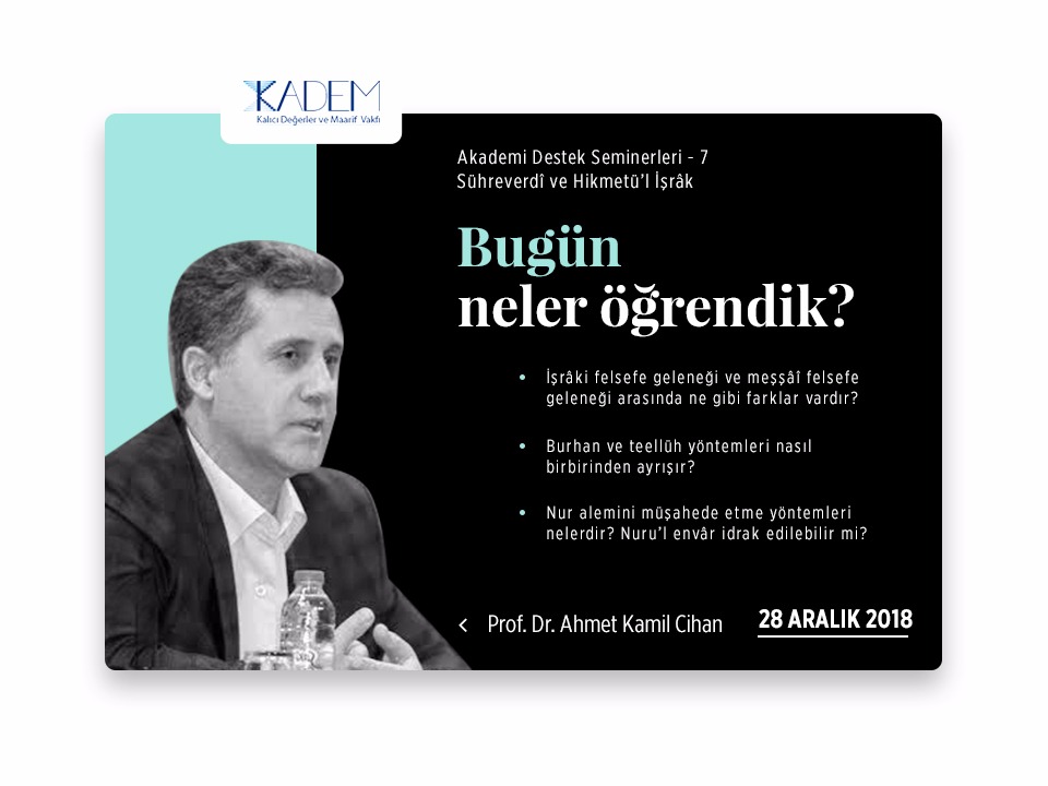 Destek Seminerleri-7 Sühreverdî ve Hikmetü'l İşrâk